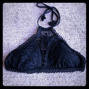 BECCA Black Lace Bikini Top
